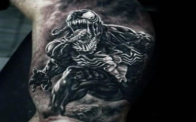 تتو با طرح venom